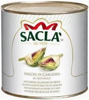 SACLA' SPICCHI CARCIOFI AL NAT 3KG/6PZ