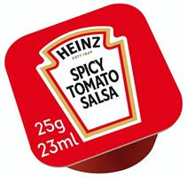 HEINZ SPICY TOMATO SALSA DIP-POT 25GR P100