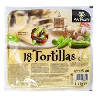 TORTILLAS DURUM ANTALYA 25CM 6*18PZ