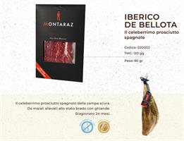 MONTARAZ IBERICO DE BELLOTA A FETTE 80GR