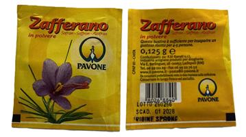 PAVONE ZAFFERANO 125gr P1